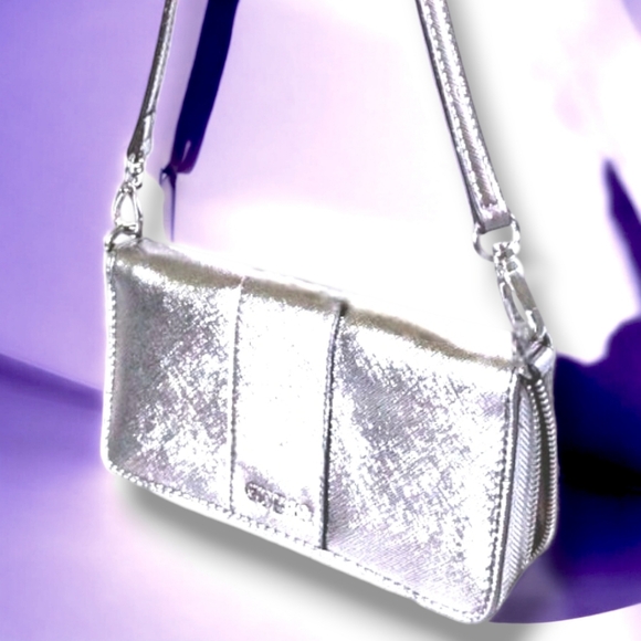 ❔Guess Silver Small Handbag Wallet - Picture 2 of 12